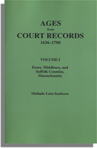 Ages from Court Records, Essex, Middlesex, and Suffolk Counties, Massachusetts