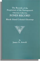 The Records of the Proprietors of the Narragansett