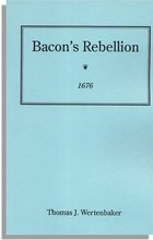 Bacon's Rebellion, 1676