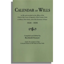 [New York] Calendar of Wills
