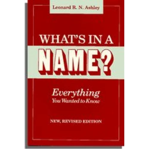 What's in a Name?