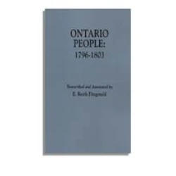 Ontario People: 1796-1803