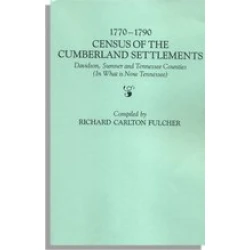 1770-1790 Census of the Cumberland Settlements