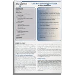 Genealogy at a Glance: Civil War Genealogy Research