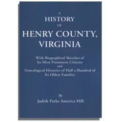 A History of Henry County, Virginia