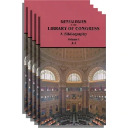 Genealogies in the Library of Congress: A Bibliography [5-volume set]
