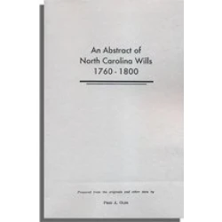 An Abstract of North Carolina Wills