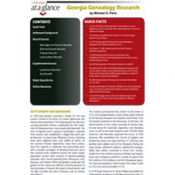 Genealogy at a Glance: Georgia Genealogy Research