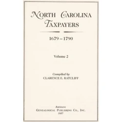North Carolina Taxpayers, 1679-1790. Volume 2