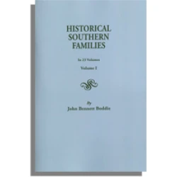 Historical Southern Families. Volume I