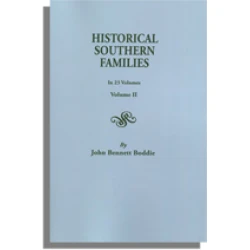 Historical Southern Families. Volume II
