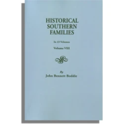 Historical Southern Families. Volume VIII