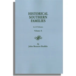 Historical Southern Families. Volume X