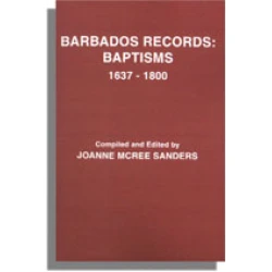 Barbados Records, Baptisms, 1637-1800