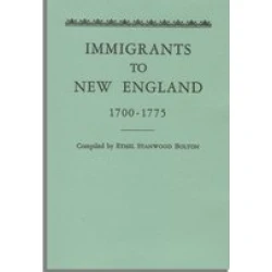 Immigrants to New England, 1700-1775