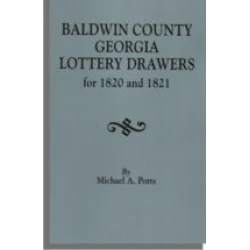 Baldwin County, Georgia, Lottery Drawers for 1820 and 1821